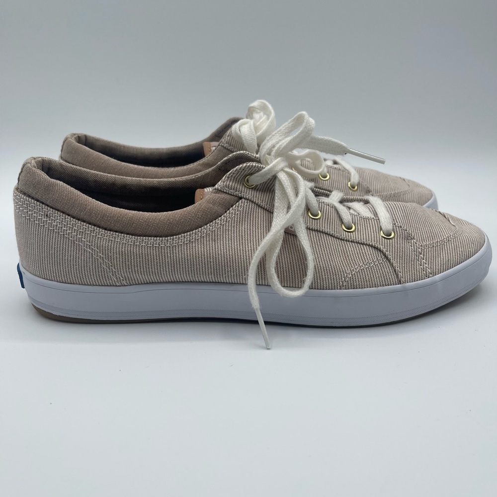 Keds Striped Casual Lace Up Sneakers Dream Foam Memory Women's Sz 10 - WF59954